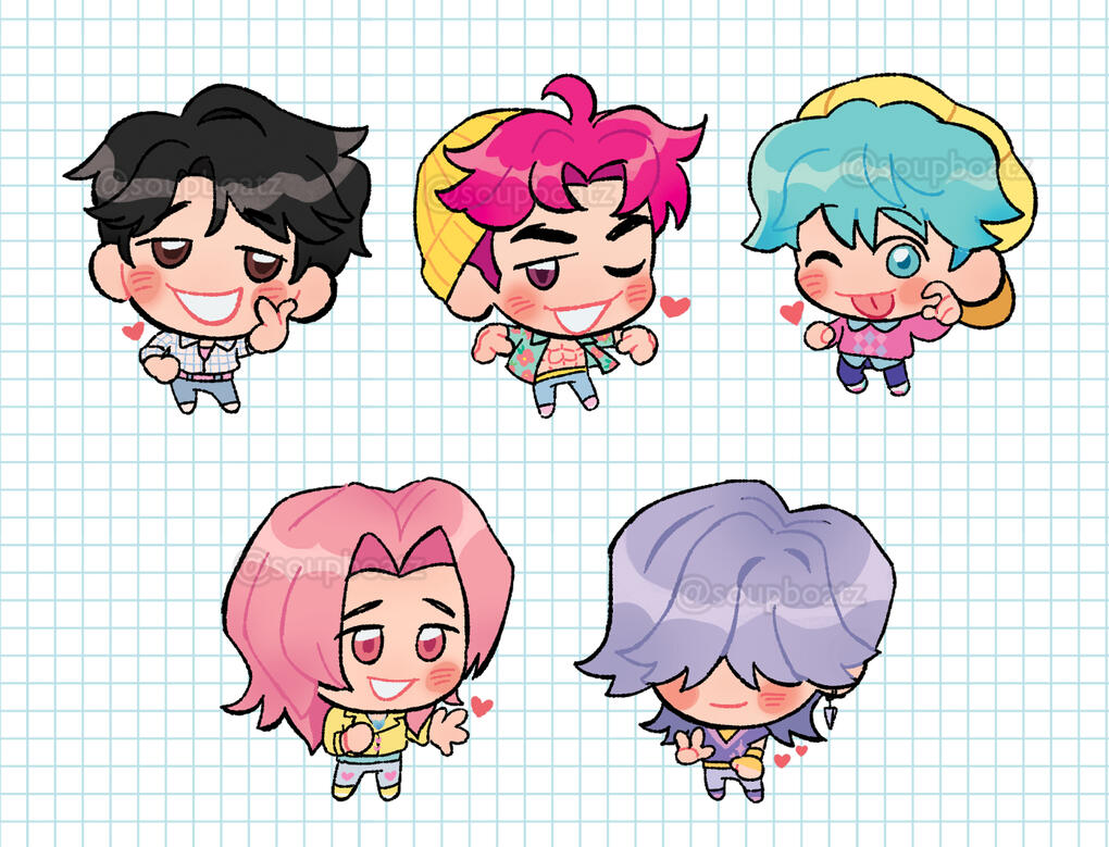 Lined Super Gummy Chibis