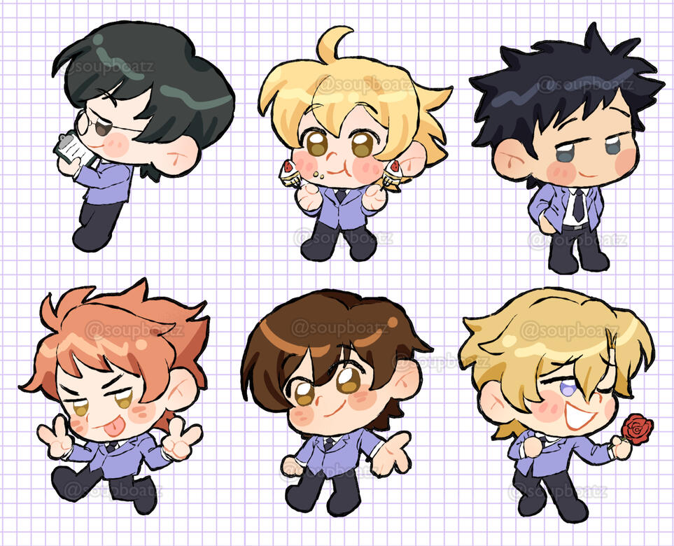 Lined Regular Chibis (Simple)