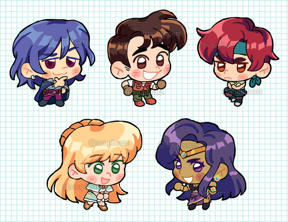 Lined Regular Chibis